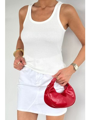 Gülseli Kadın Kalın Askılı Kaşkorse Bluz P-00021722