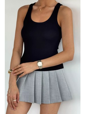 Gülseli Kadın Kalın Askılı Kaşkorse Bluz P-00021722