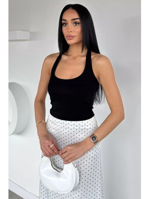 Gülseli Kadın Halter Yaka Bluz P-00021839