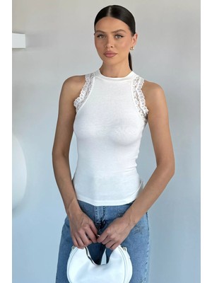 Gülseli Kadın Dantelli Bluz P-00021861
