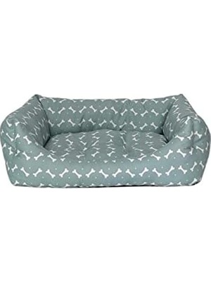 Pet Uniform Mint-Beyaz Kedi ve Köpek Yatağı S 50X60CM