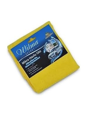 Mikrofiber Havlu 50X70CM Oto Yıkama ve Kurulama Bezi - Sarı - Mikrofiber Cam Temizleme Yıkama Araba Kurulama Temizlik Silme Bezleri