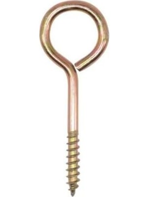 Piton Kapalı Metal Kanca, 19X70 Mm, Çelik Montaj Aparatı, 10 Adet