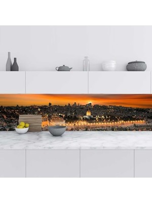 Mutfak Tezgah Arası Folyo Kaplama Folyosu Kudüs 60X500 cm
