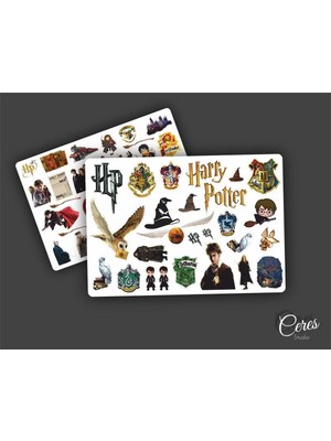 Potter 2-5cm Arası 2 Sayfa 54 Adet Etiket