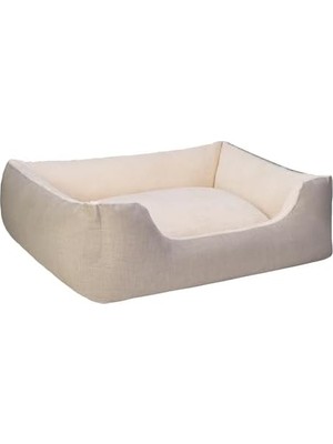 Pet Echo Varro Ekru-Ekru Köpek Yatağı L 85X105CM
