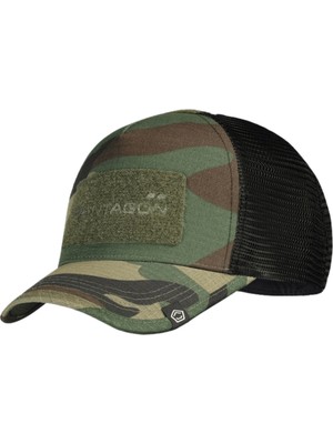 Pentagon Delta Tactical Bb Mesh Cap - Woodland