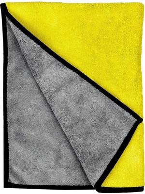 Çift Taraflı Mikrofiber Araç Kurulama Bezi & Oto Yıkama Havlusu 30X60 Sarı
