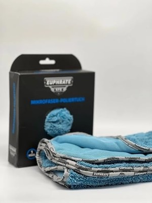 Euphrate Mikrofiber Oto Kurulama ve Temizlik Tank Bezi 75X55 Cm. Renk: Mavi 750 Gsm