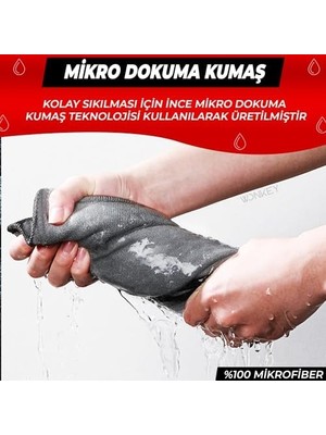 - Emici Oto Kurulama Bezi, Mikrofiber Araç Yıkama Bezi, Araba Kaporta ve Torpido Temizlik Havlusu 50X70 cm