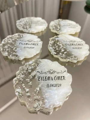 15 Adet Epoksi Magnet Hediyelik – Söz, Nişan, Nikah, Kına, Düğün ve Baby Shower Hatırası