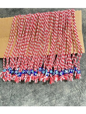 Marteniçka Dilek Bilekliği 100 Adet Şans Bilekliği Kına Düğün Bilekliği Bride Gelin Nedime Bilekliği
