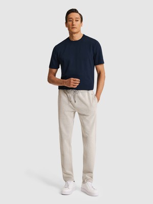 Cacharel Erkek Taş Slim Fit Pamuk Karışımlı Düz Paça Eşofman Altı 50324244-VR049