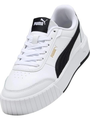 Puma 402637-02 Carina Mia Beyaz - Siyah Kadın Günlük Snekaer