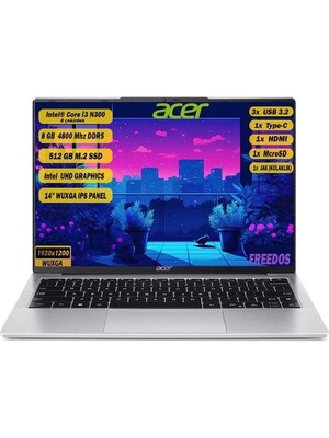 Acer Intel Core i3 8 GB Laptop & Notebook ve Fiyatları
