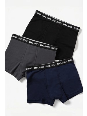 Belinoplus Erkek Çocuk Bambu Boxer Ultra Soft 3 Lü Paket