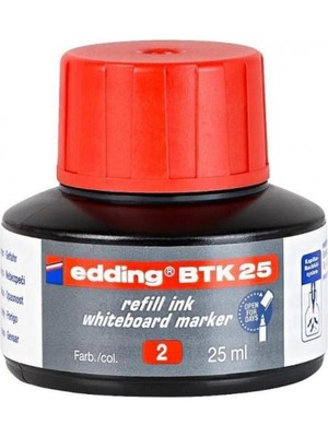 Özbience Beyaz Tahta Mürekkebi 25 ml Kırmızı, Kaliteli ve Akıcılık Sağlayan Öğütücü