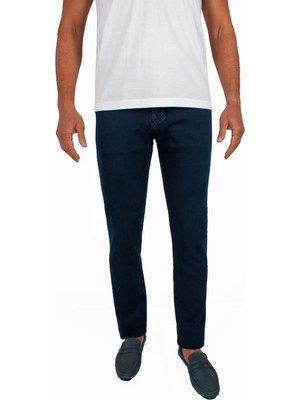 Formenti Erkek Regular Fit Normal Kesim Likralı Kot Pantolon 6FSP-1672 Mavi