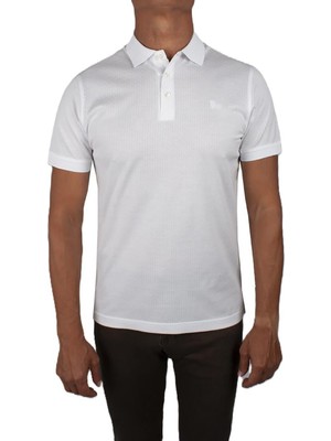 Formenti Erkek Polo Yaka %100 Pamuk T-Shirt  FSP_1528 Beyaz