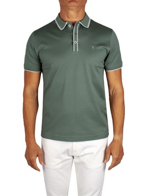 Formenti Erkek Polo Yaka %100 Pamuk T-Shirt FSP-1603 Haki