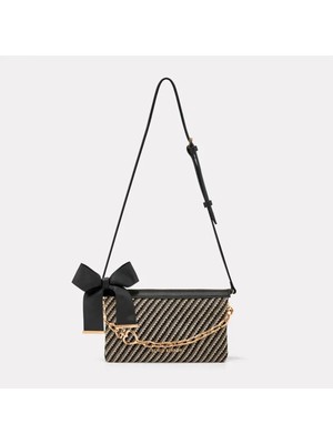 Black Ribbon Noa Kadın Omuz Çantası - Askılı ve Charm'lı El Çantası