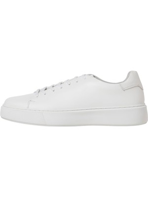 Jack & Jones Jack Jones Erkek Deri Beyaz Renk Sneaker Ayakkabı 12280710