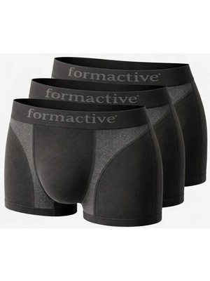 Formactive Erkek Dikişsiz Spor Boxer Nefes Alabilir Set - 3'lü Iç Giyim & Hava Delikli Esnek
