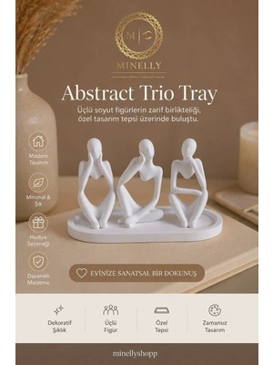 Minelly Absract Trio Tray