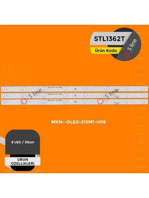 Renas Store 32" Wismann,yumatu MKN-DLED-315M1-H08-A01 Tv Ledi