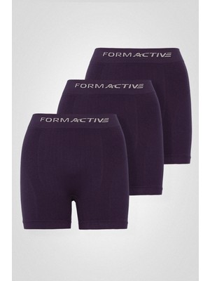 Formactive Erkek Boxer Dikişsiz Likralı Set - 3'lü Set & Mikrofiber Esnek Iç Giyim