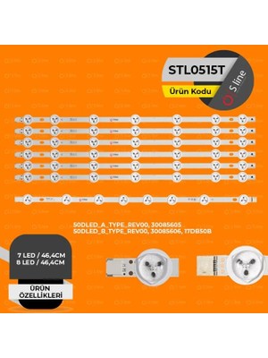 Renas Store Vestel 50DLED_B_TYPE_REV00, 30085606, 17DB50B + 50DLED_A_TYPE_REV00, 30085605,