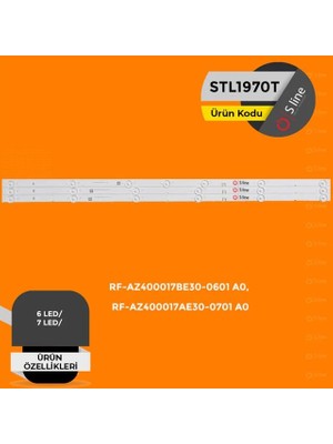 Renas Store 40'' RF-AZ400017BE30-0601 A0,RF-AZ400017AE30-0701 A0 Tv LED Bar