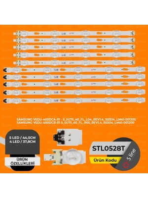 Renas Store Sline Tv Backlight Samsung V5DU-400DCA-R1 Tv LED Bar