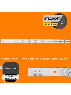 Renas Store 32" Keysmart,altus SKY32E3-170413-N, YAL13-00630300-40, SDL320HY(CD0-7 Tv Ledi