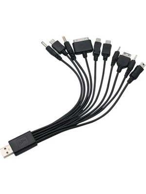 Renas Store 10IN1 USB Şarj Kablosu Dönüştürücü