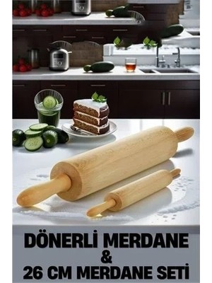 Renas Store Kendinden Dönerli Merdane 2 Li Set Fabelle Design