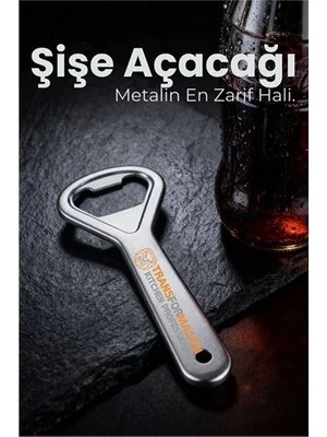 Renas Store Ergonomik Metal Şişe Açacağı - Gazoz, Kola, Bira Kapağı Açıcı