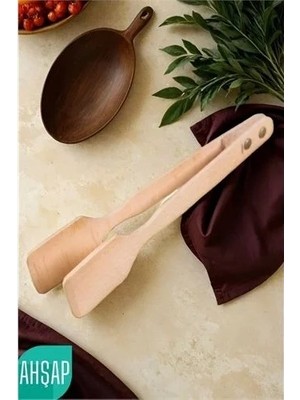 Renas Store Ahşap Maşa Ahşap Doğal Gürgen Ağacı 720581