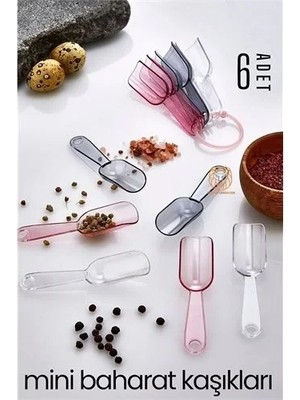 Renas Store 6 Lı Şeffaf Baharat Kaşığı Camino Design 717505