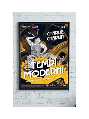 Belirtilmemiş Postermanya (PSTER12377) Times-Asri Zamanlar Film Afişi Çerçeveli Tablo 2 (21X30CM)
