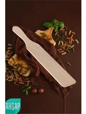 Renas Store Ahşap Bisleç Çevirgeç Doğal Gürgen Ağacı 720582