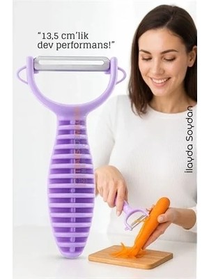 Renas Store 13,5 cm Ergonomik Sebze Soyacağı – Renkli Tasarım, Paslanmaz Lı, Konforlu Kullanım 722341