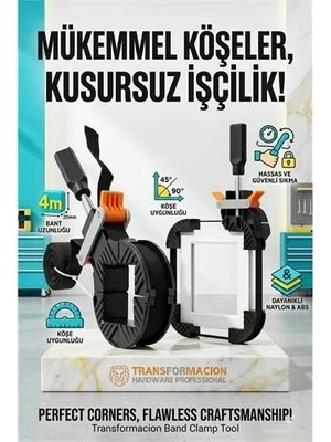 Renas Store 4 Metre Bantlı Işkence - Köşe Sabitleyici Çerçeve Çekçece ve Mobilya Kelepçesi 723152