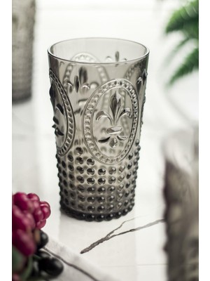 Akrilik Füme Tekli Uzun Bardak & Su Meşrubat Bardağı 750 ml ( Büyük Boy & Cam Değildir )