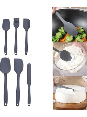 Renas Store Silikon Spatula ve Fırça Seti
