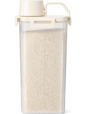 Runaway 1800 ml Kapasiteli Kulplu Ölçü Kabı Kapaklı Bakliyat Saklama Kabı