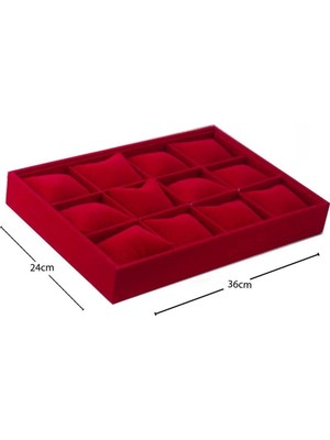 12'li Anfora Kumaş Yastıklı Tabla