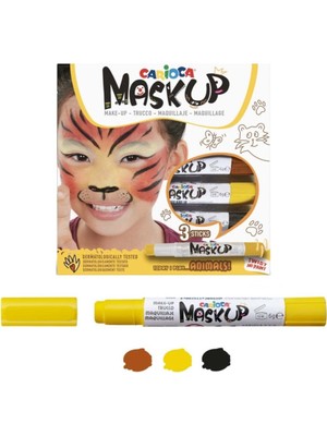 Mask Up Yüz Boyası 3 Renk Animals