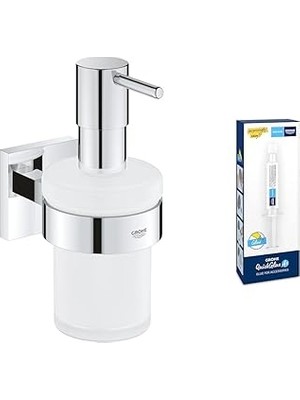 Belirtilmemiş Grohe Start Cube Quickfix Sıvı Sabunluk + Quickglue A1 Yapıştırıcı Seti