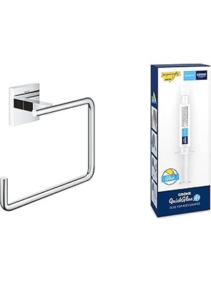 Belirtilmemiş Grohe Start Cube Quickfix Halka Havluluk + Quickglue A1 Yapıştırıcı Seti